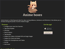 Tablet Screenshot of animebox.es